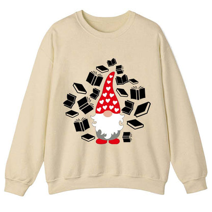 A Bookholic Gnomes Teacher Sweatshirt