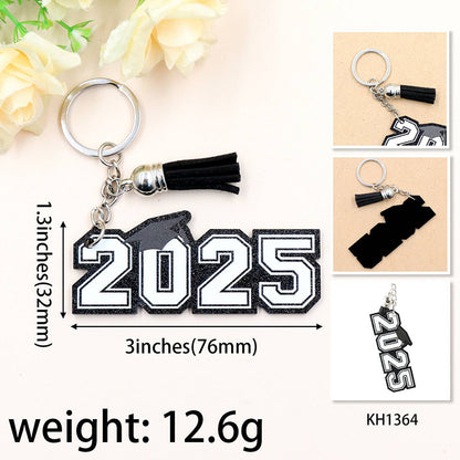 Behind You All Your Memories Teacher Keychain