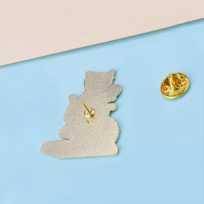 Cat Scientist Teacher Pin