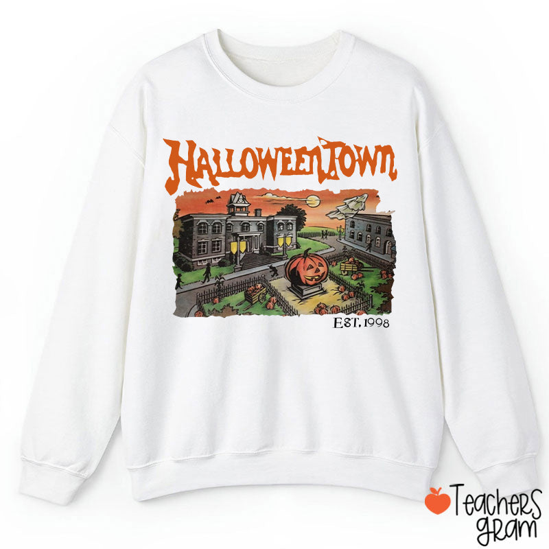 Halloween Town Teacher Sweatshirt