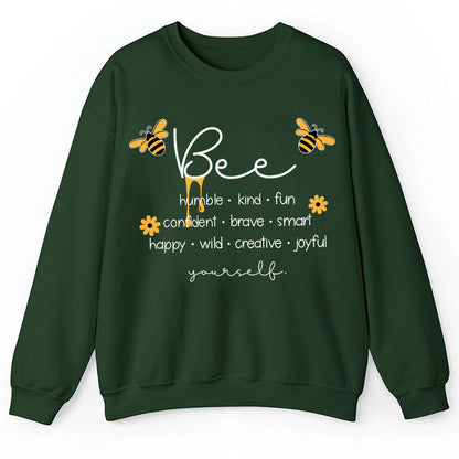 Bee Humble Kind Fun Teacher Sweatshirt