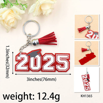 Behind You All Your Memories Teacher Keychain