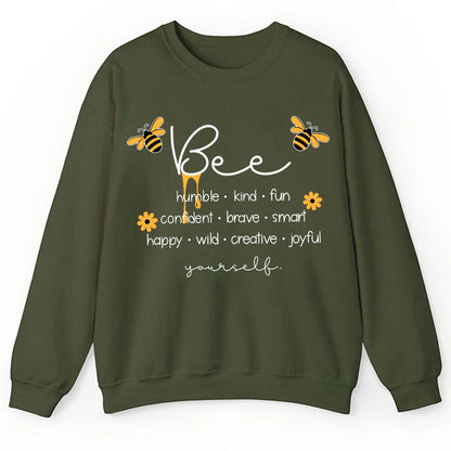 Bee Humble Kind Fun Teacher Sweatshirt