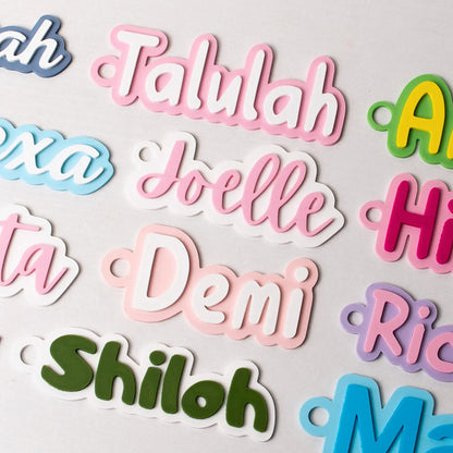 Personalized 3D Printed Name Tags