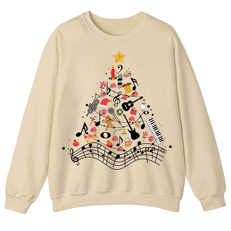 Musical Christmas Tree Teacher Sweatshirt