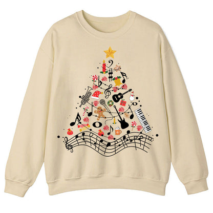 Musical Christmas Tree Teacher Sweatshirt