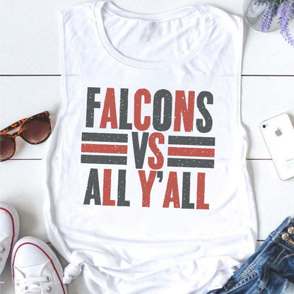 Personalized Mascot All Y'all School Spirit Teacher Tank Top