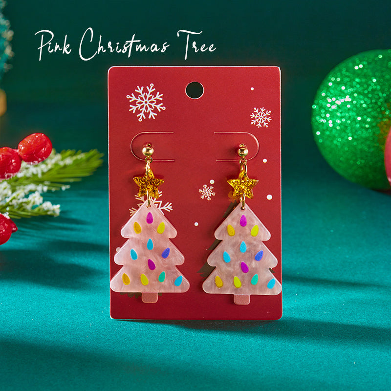 Christmas Party Teacher Acrylic Earrings
