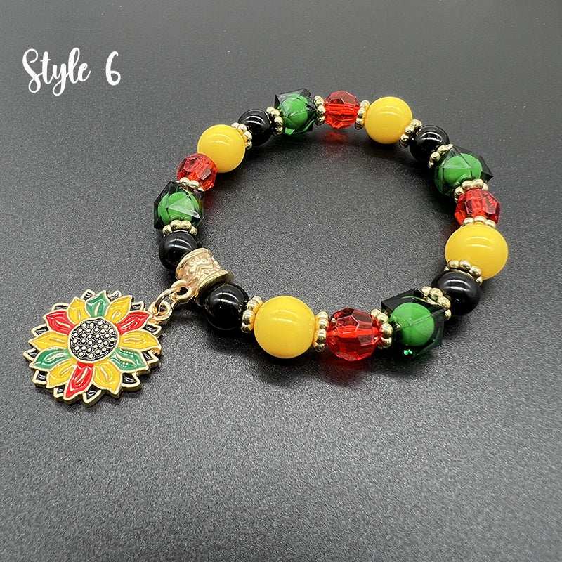 Black History Month Teacher Metal Bracelet