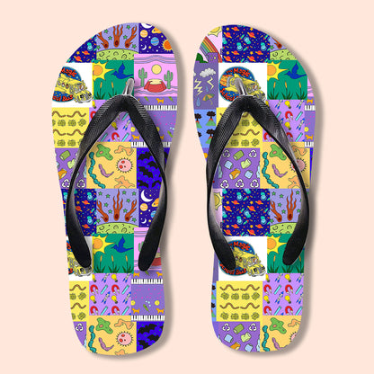 Take Chances Make Mistakes Get Messy Teacher Flip Flops