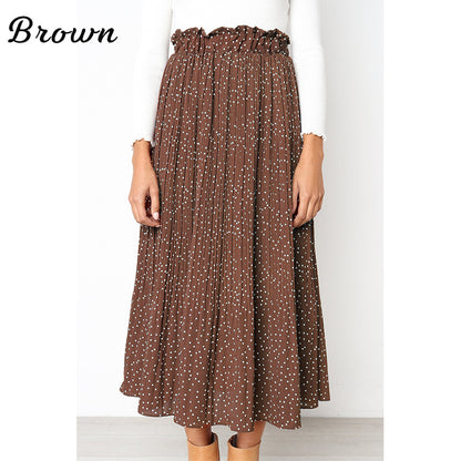 Boho Dot Print Skirt