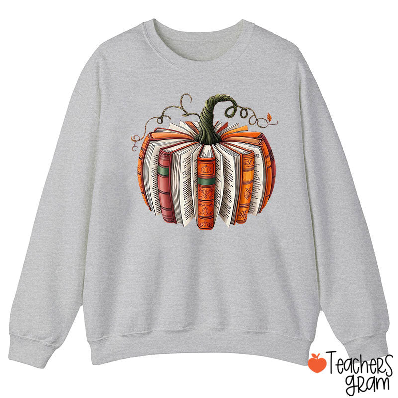 Pumpkin Book  Teacher Sweatshirt