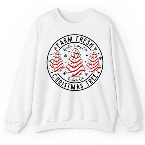 Farm Fresh Christmas Tree Teacher Sweatshirt