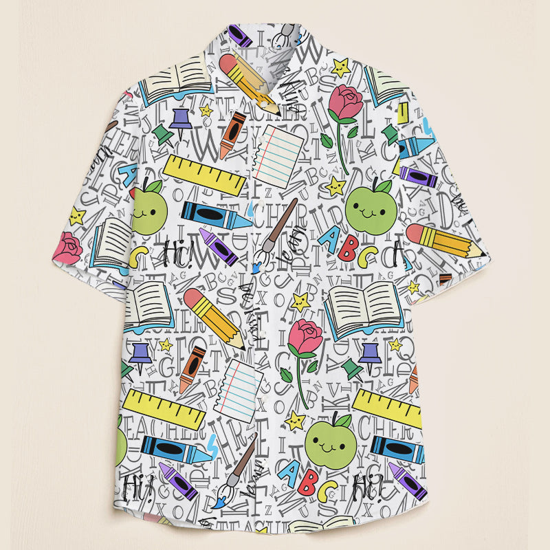 Be Kind Be Chill Teacher Short Sleeve Shirt
