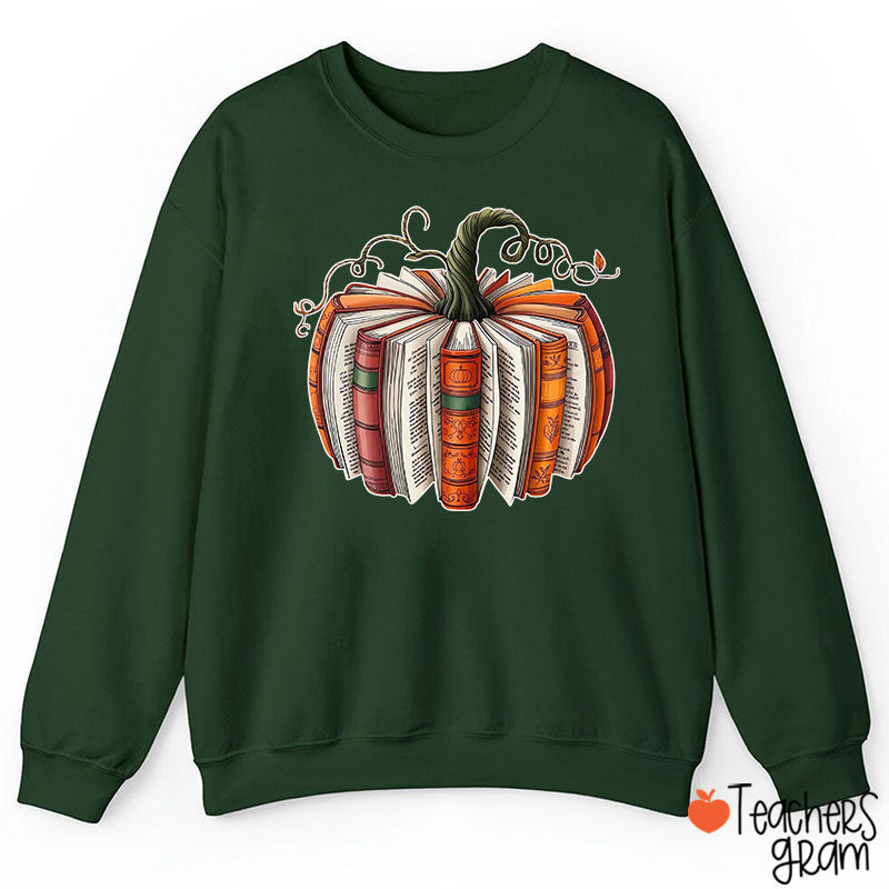 Pumpkin Book  Teacher Sweatshirt