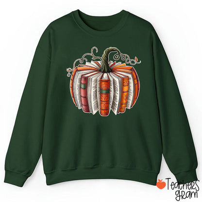 Pumpkin Book  Teacher Sweatshirt
