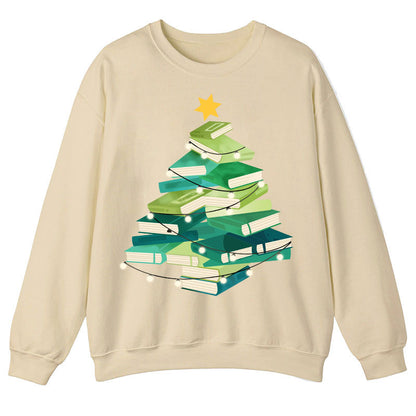 Christmas Book Teacher Sweatshirt