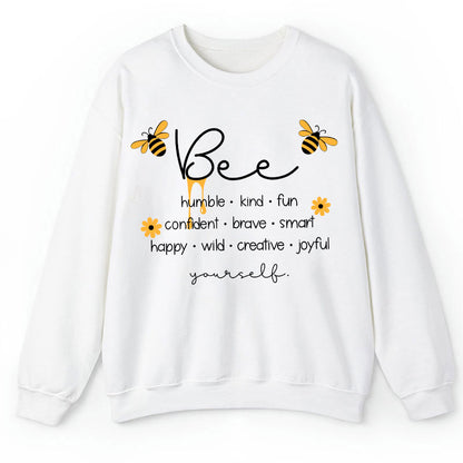 Bee Humble Kind Fun Teacher Sweatshirt