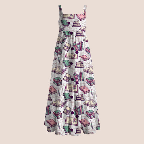 Book Lover Teacher Slip Dress
