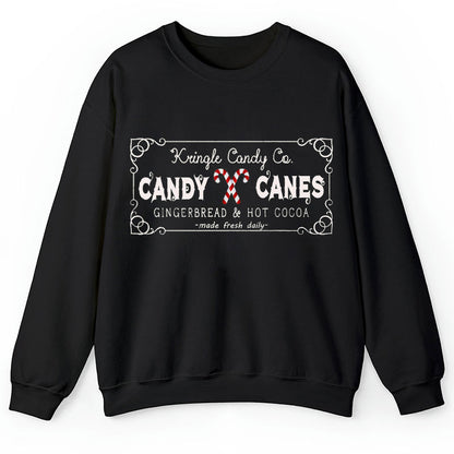 Candy Canes Teacher Sweatshirt