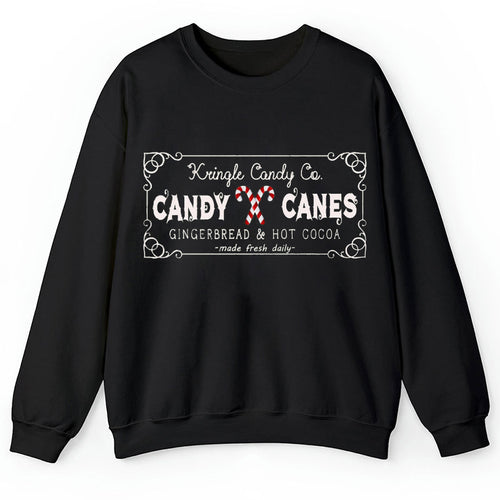 Candy Canes Teacher Sweatshirt
