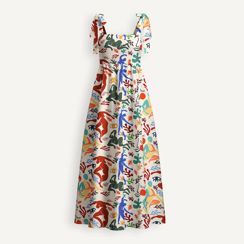 Dance Art Teacher Tie Shoulder Dress