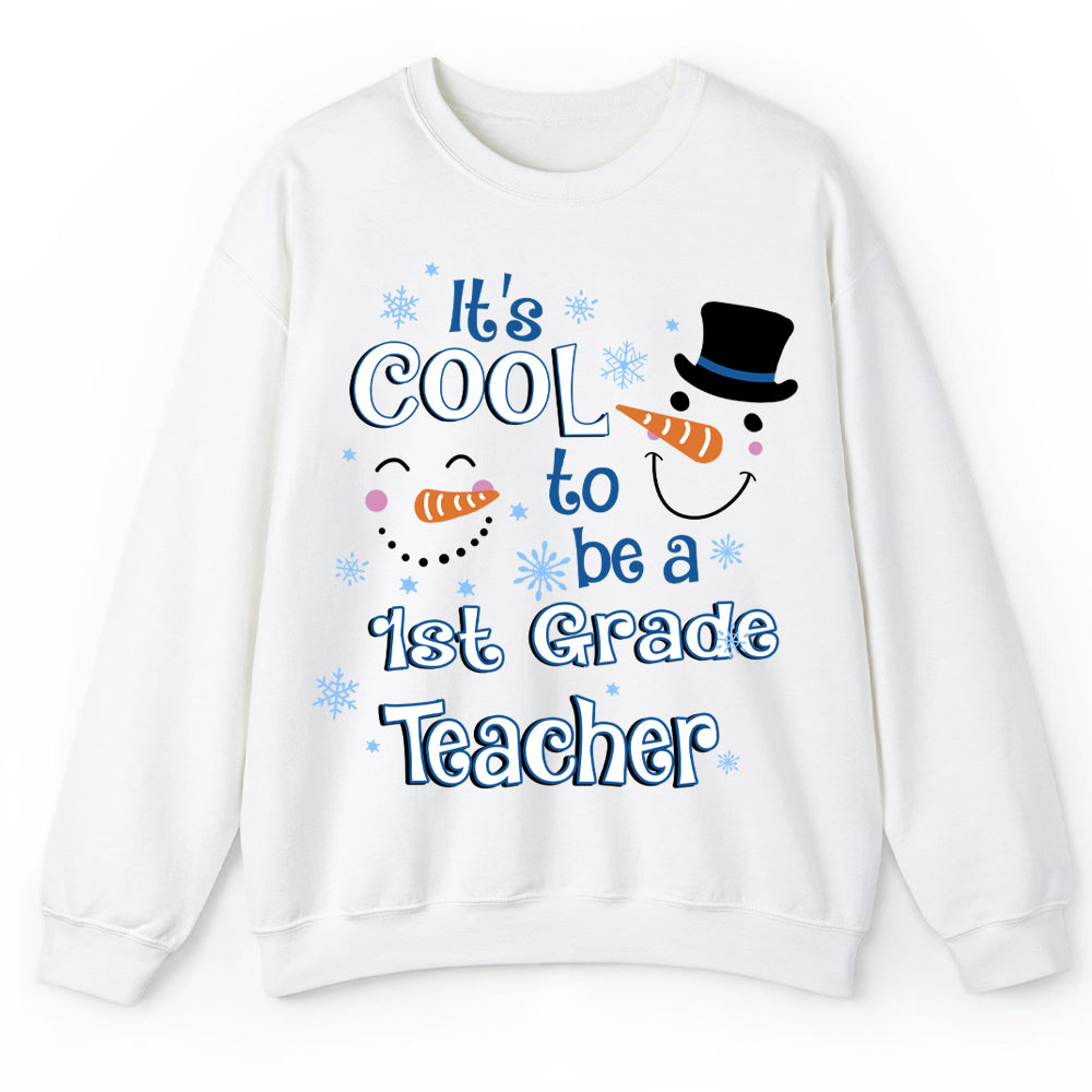 Personalized It's Cool To Be A Teacher Teacher Sweatshirt