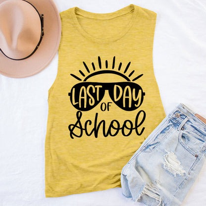 Last Day Of School Teacher Tank Top