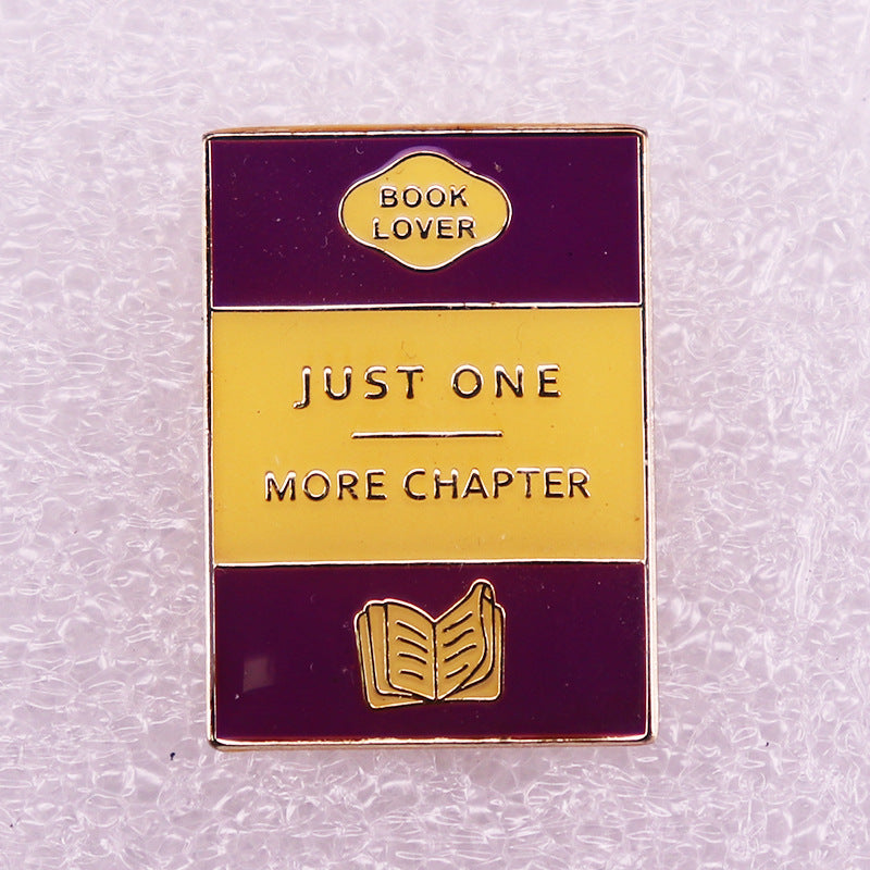 Just One More Chapter Teacher Pin