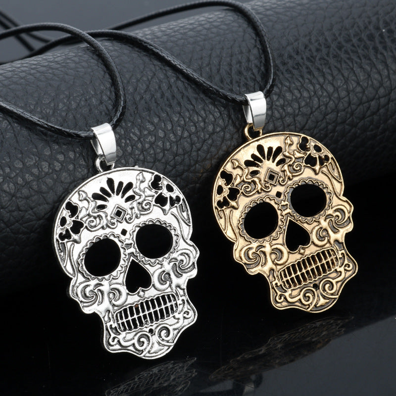 Hip-Hop Skull Teacher Necklace