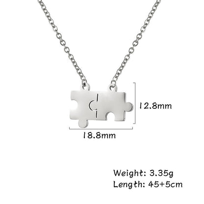 Autism Puzzle Teacher Necklace