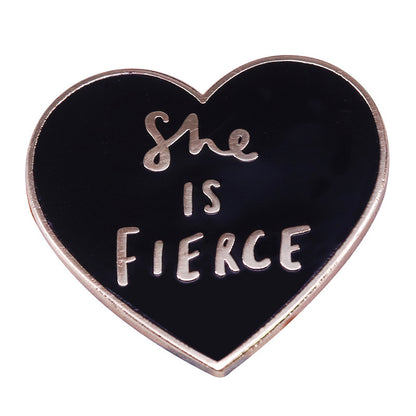 She Is Fierce Teacher Pin