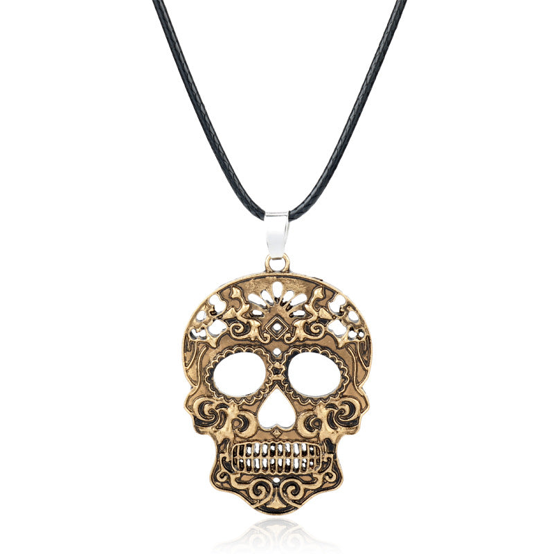 Hip-Hop Skull Teacher Necklace