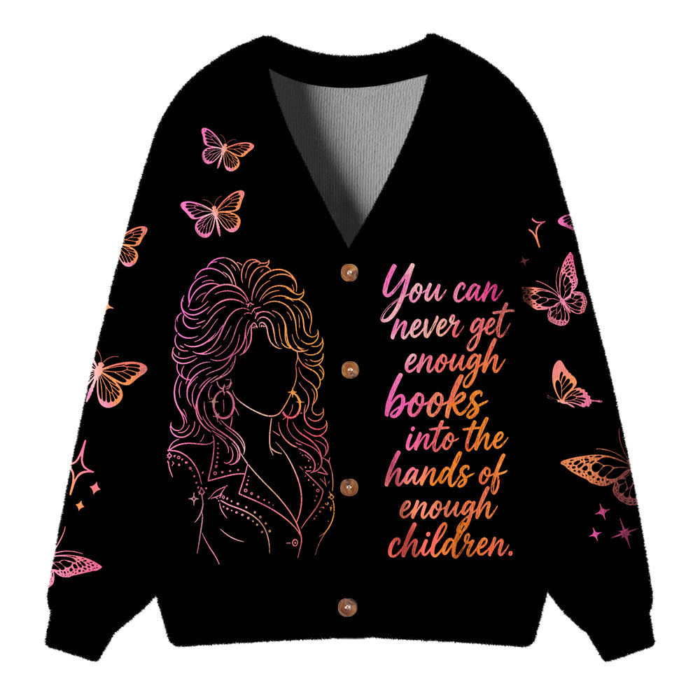 You Can Never Get Enough Books Teacher Ugly Cardigan Sweaters