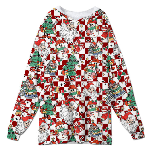 Rocking Around The Christmas Tree Blanket Hoodie
