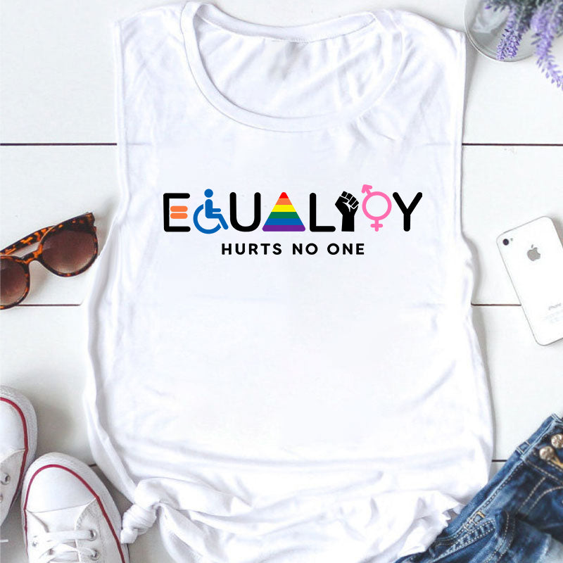 Equality Hurts No One Teacher Tank Top
