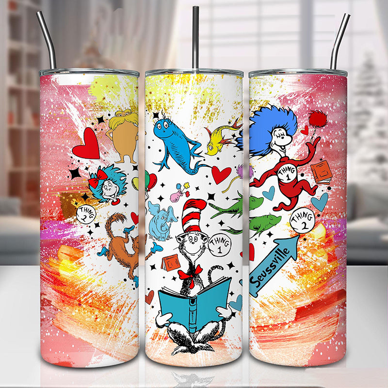Reading Day Teacher Tumbler